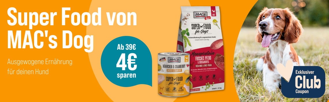 Spare 4 € auf MAC's Dog
