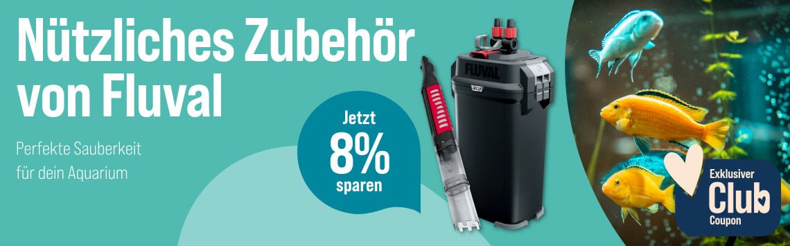 8 % auf Fluval Zubehör