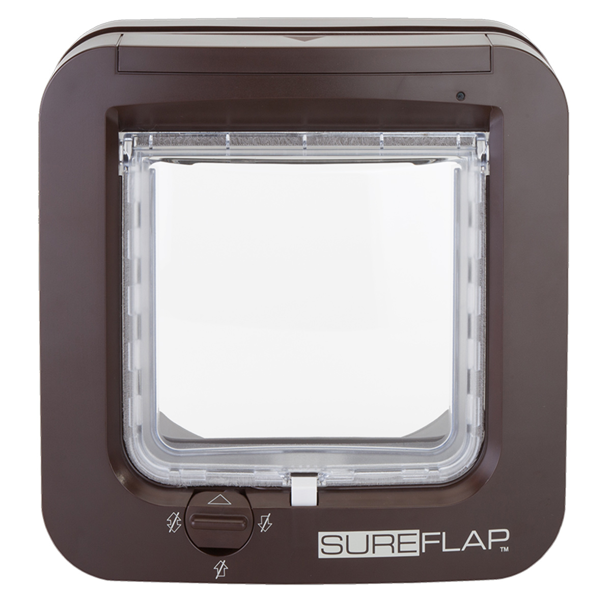 SureFlap® Microchip Katzenklappe braun