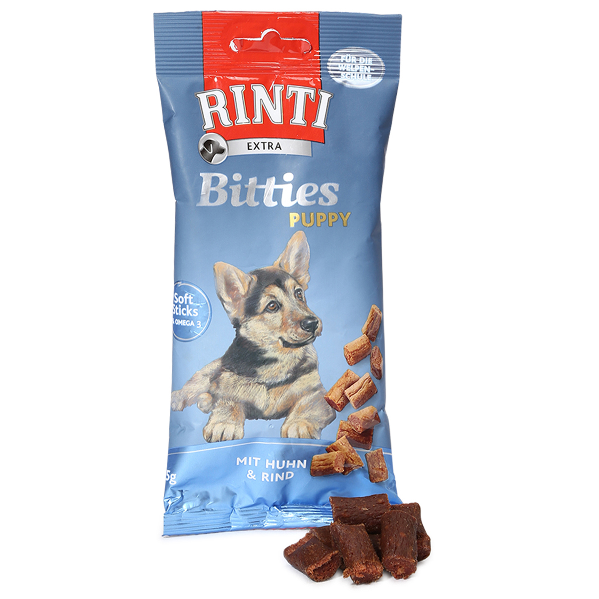 Levně Rinti Bitties Puppy kuřecí a hovězí maso, 75 g