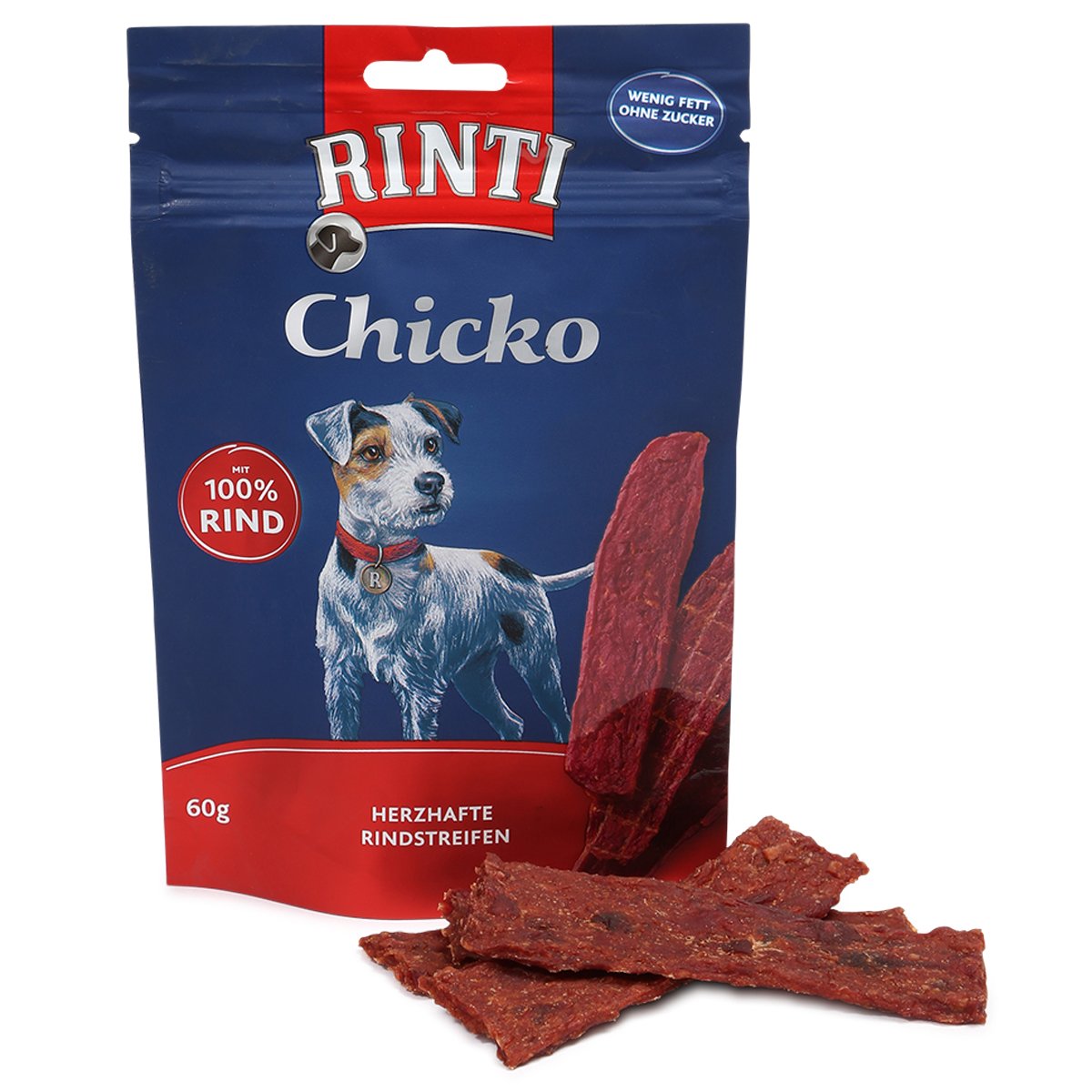 Rinti Extra Chicko Rind Hundesnack 6x60g