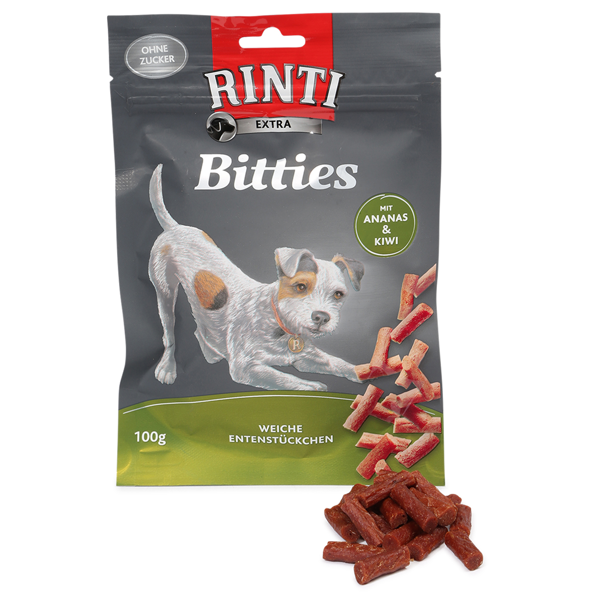 Rinti Extra Bitties s ananasem a kiwi 100 g