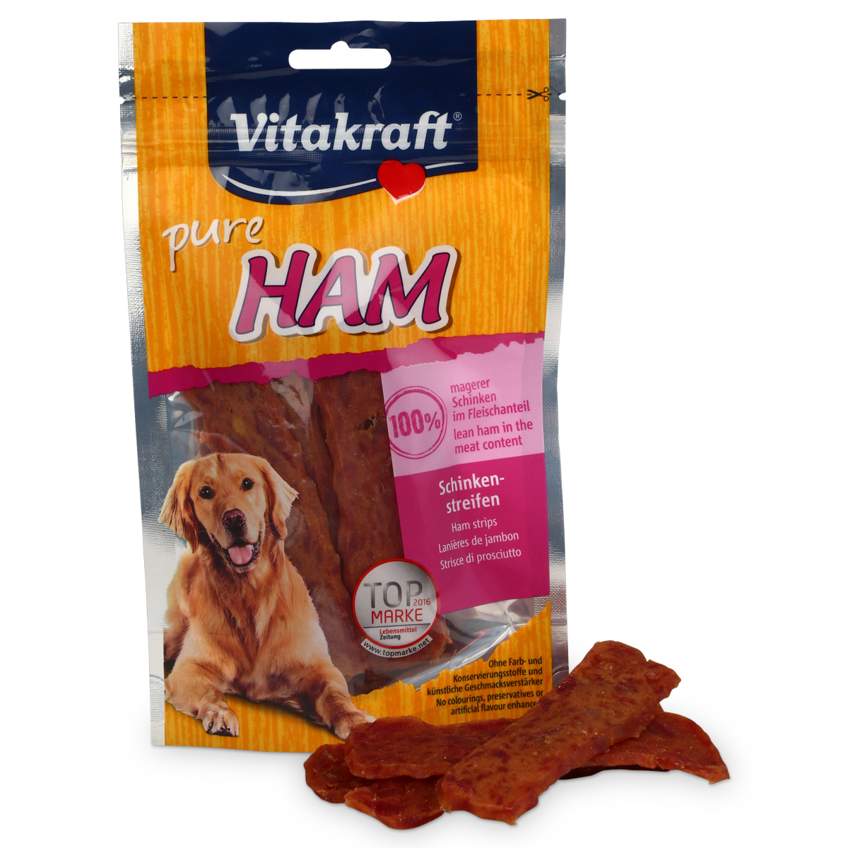 Vitakraft pure Ham Schinkenstreifen 80g