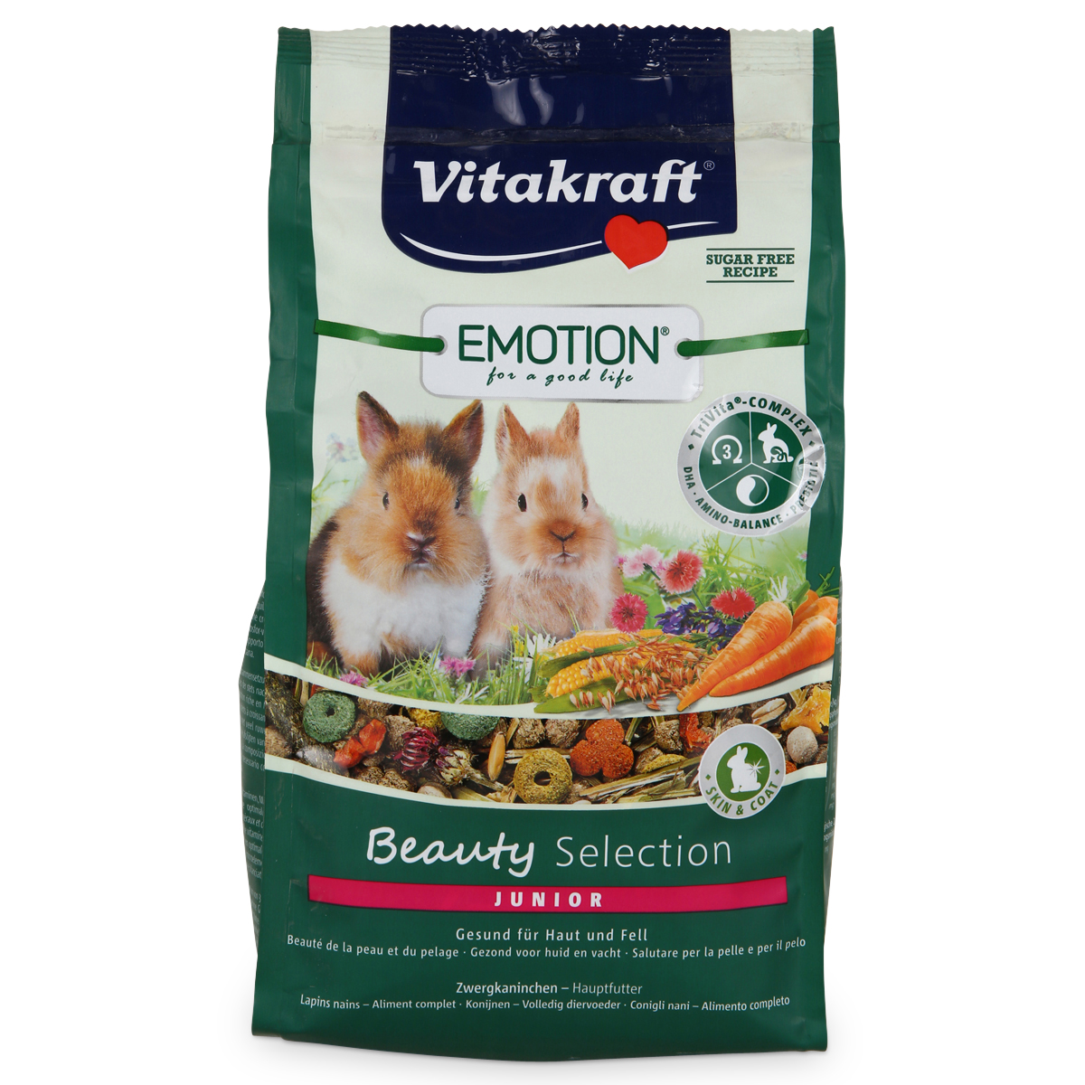 Levně Vitakraft Emotion Beauty Selection Junior zakrslý králík 600 g