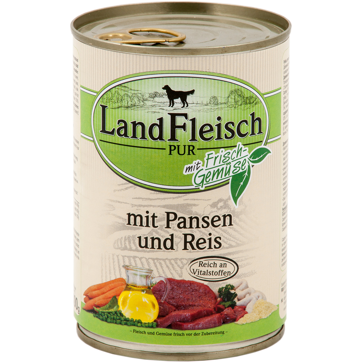 Landfleisch Dog Pur s dršťkami a rýží 12 × 400 g