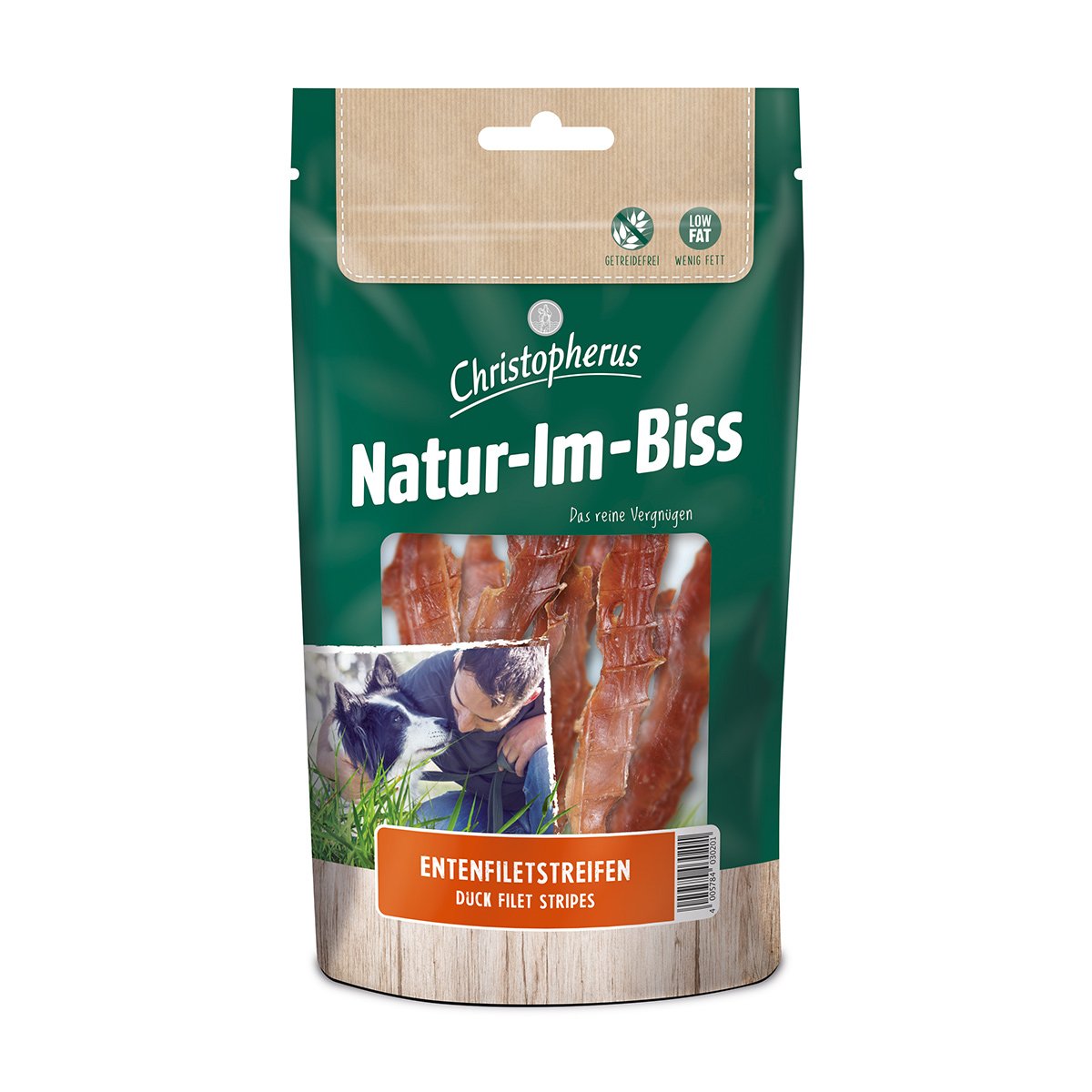 Christopherus Natur-Im-Biss kachní proužky, 70 g 70g