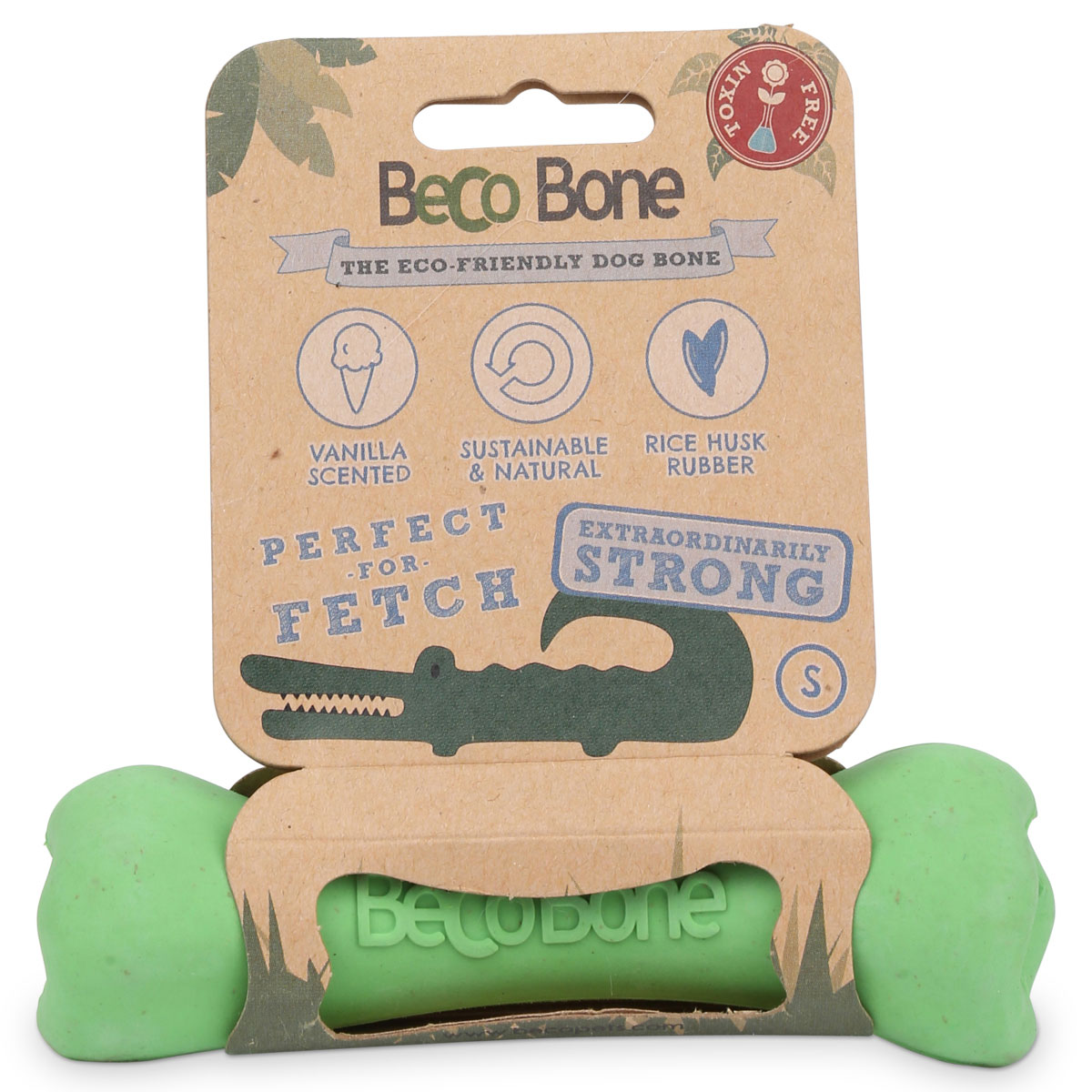 Beco Pets Beco Bone hračka pro psy, zelená Velký