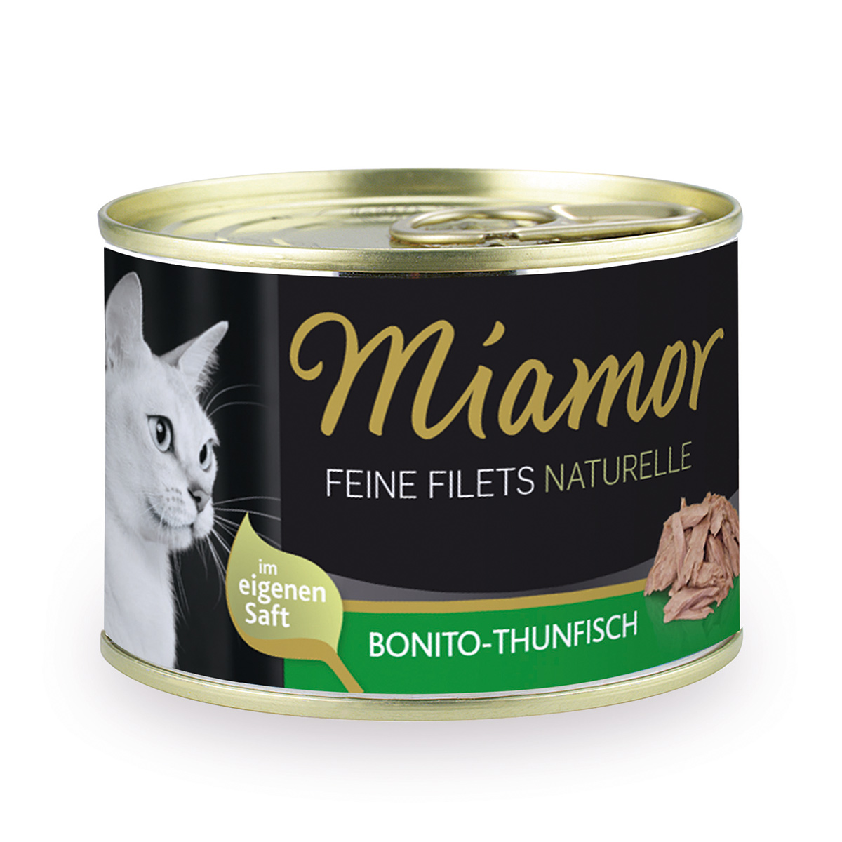 MIAMOR Nassfutter Feine Filets Naturelle Bonito-Thunfisch 24x156g