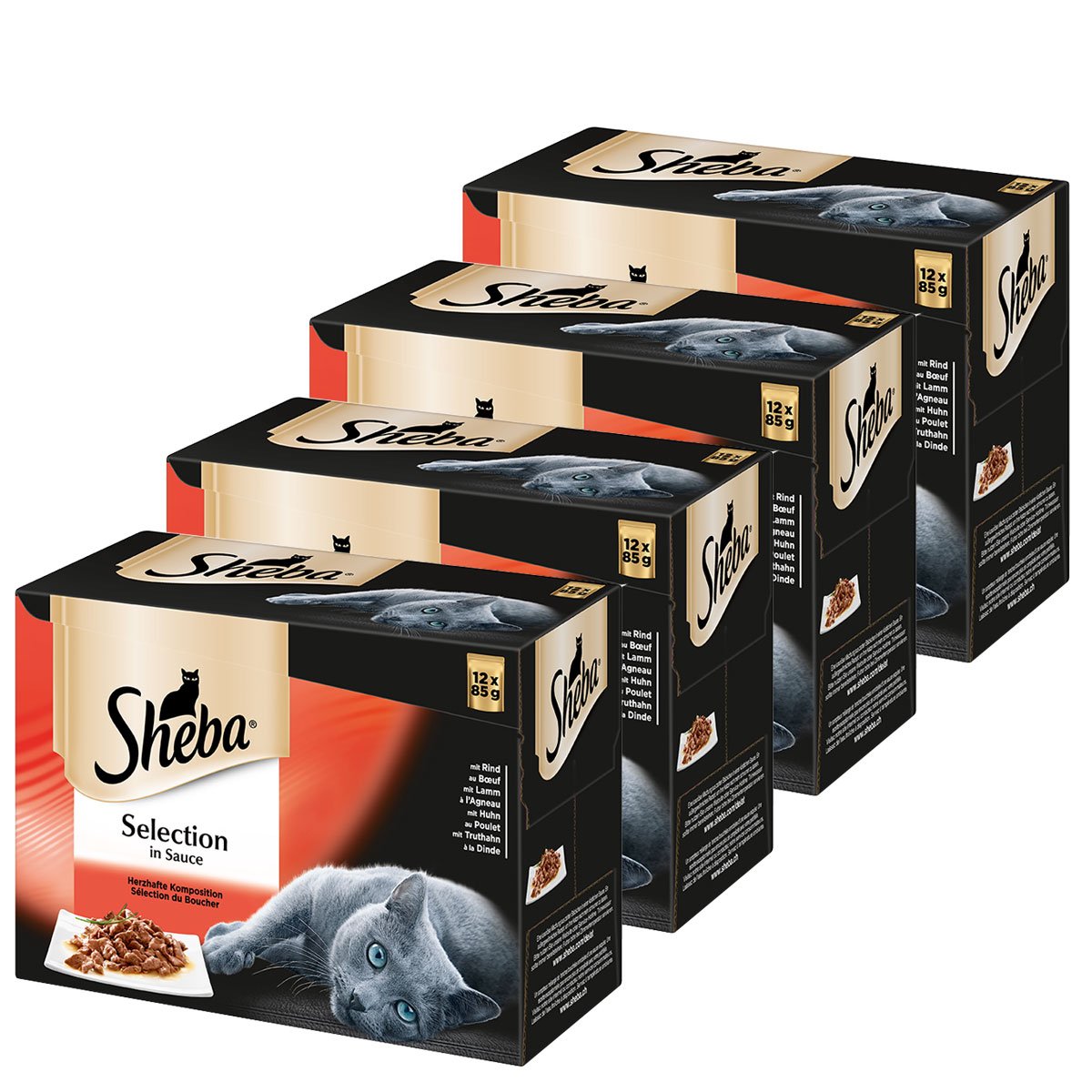 Sheba Selection in Sauce Herzhafte Komposition Multipack
