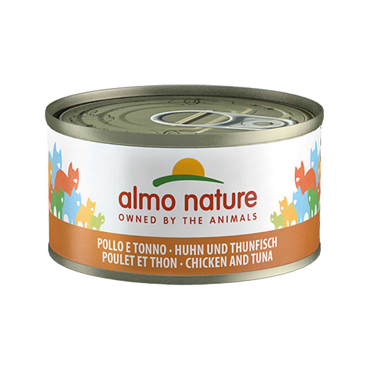 Almo Nature Cat Megapack s kuřecím masem a tuňákem 6 × 70 g