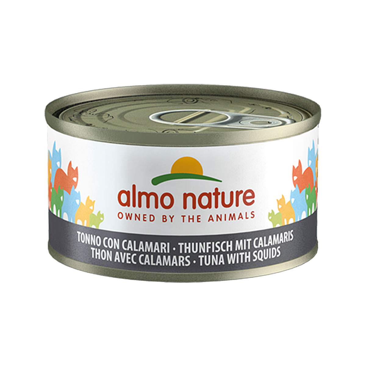 Almo Nature Cat Megapack s tuňákem a kalamáry 6 × 70 g