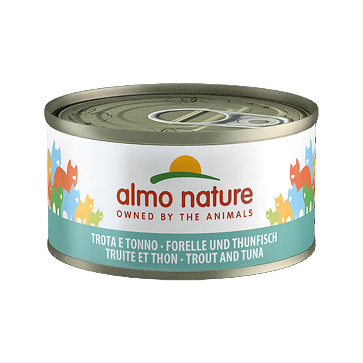 Almo Nature Cat Megapack pstruh a tuňák 6 × 70 g