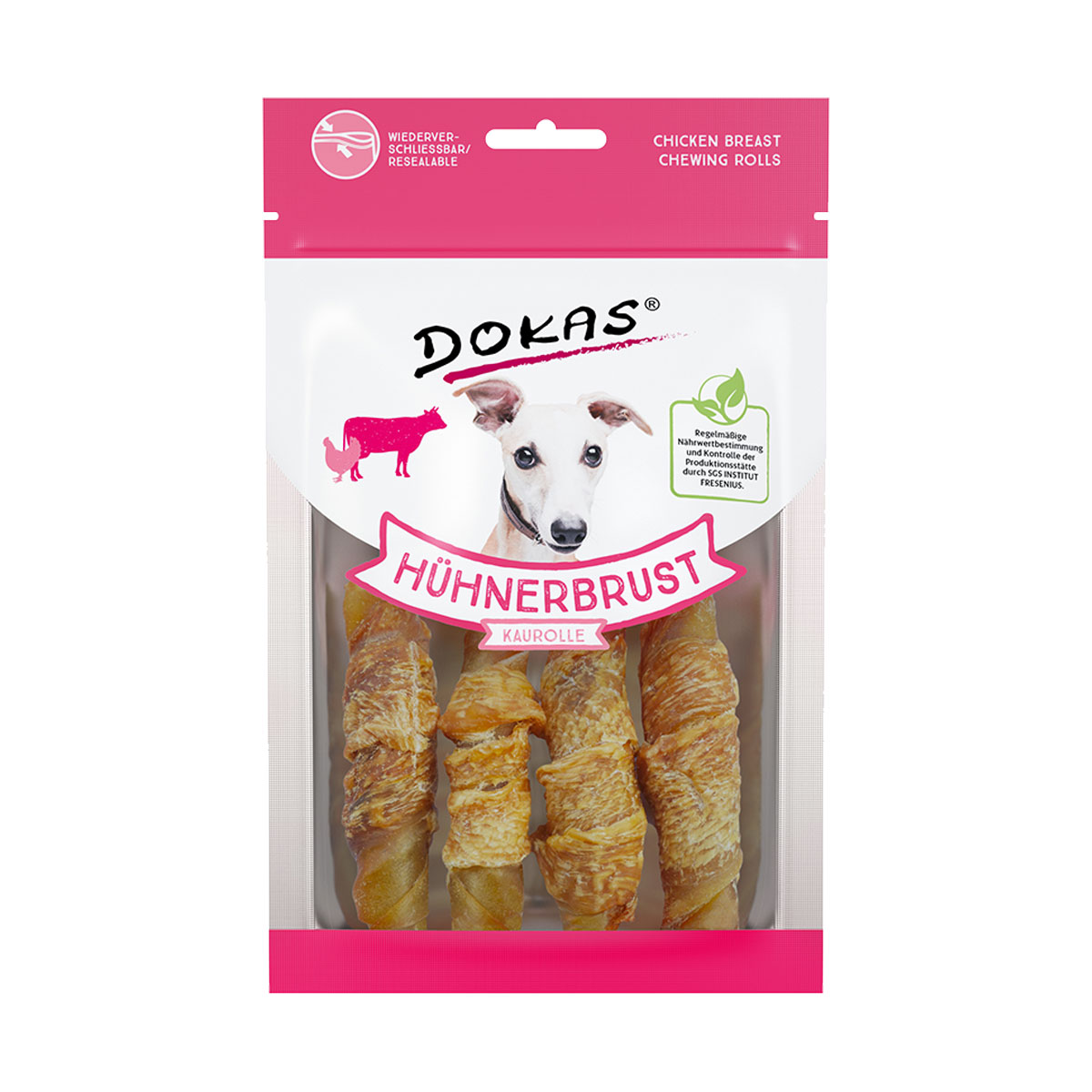 Dokas žvýkací rolka s kuřecími prsy 10 × 90 g