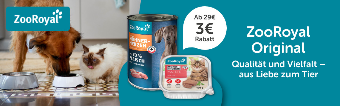 3€ Rabatt auf ZooRoyal