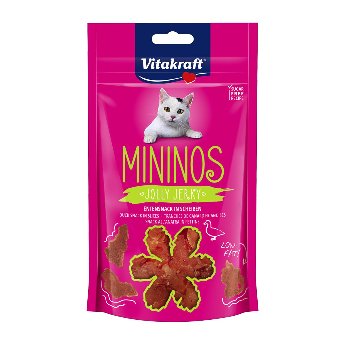 Vitakraft Mininos Entensnack in Scheiben 8x40g