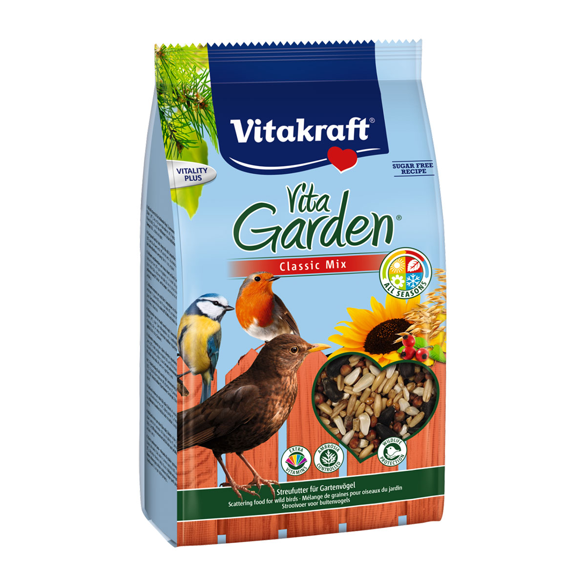 Vitakraft Vita Garden® Classic Mix 4× 2,5 kg