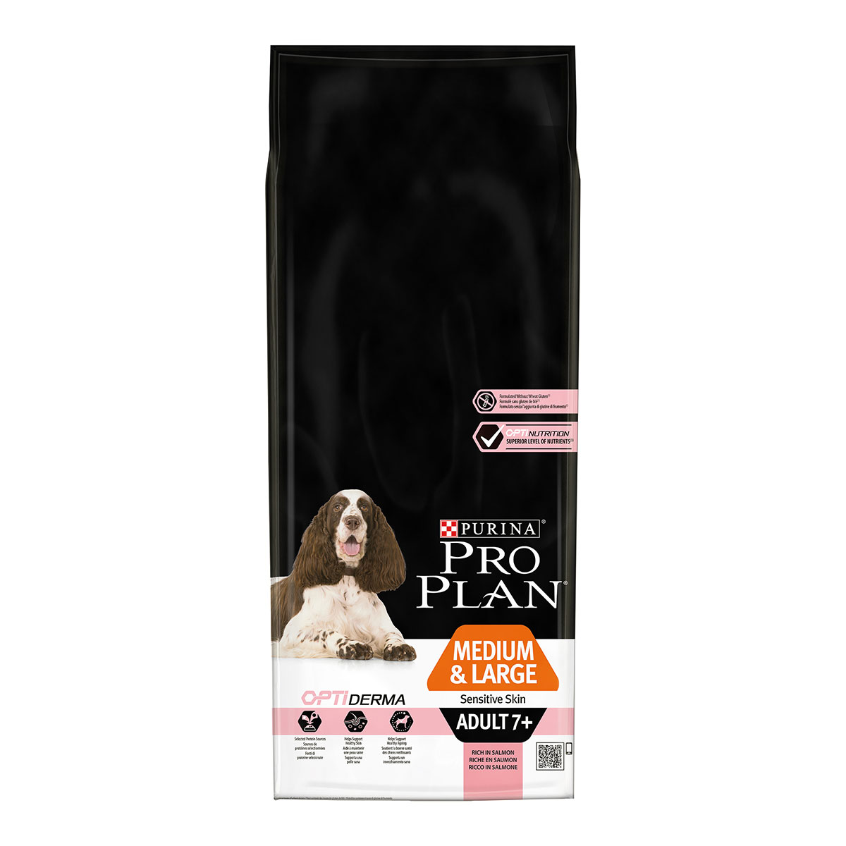 Pro Plan DOG Medium & Large Adult 7+ Sensitive Skin s velkým množstvím lososa