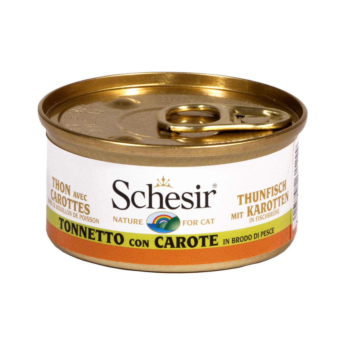 Schesir Cat tuňák a mrkev v omáčce 24 × 70 g