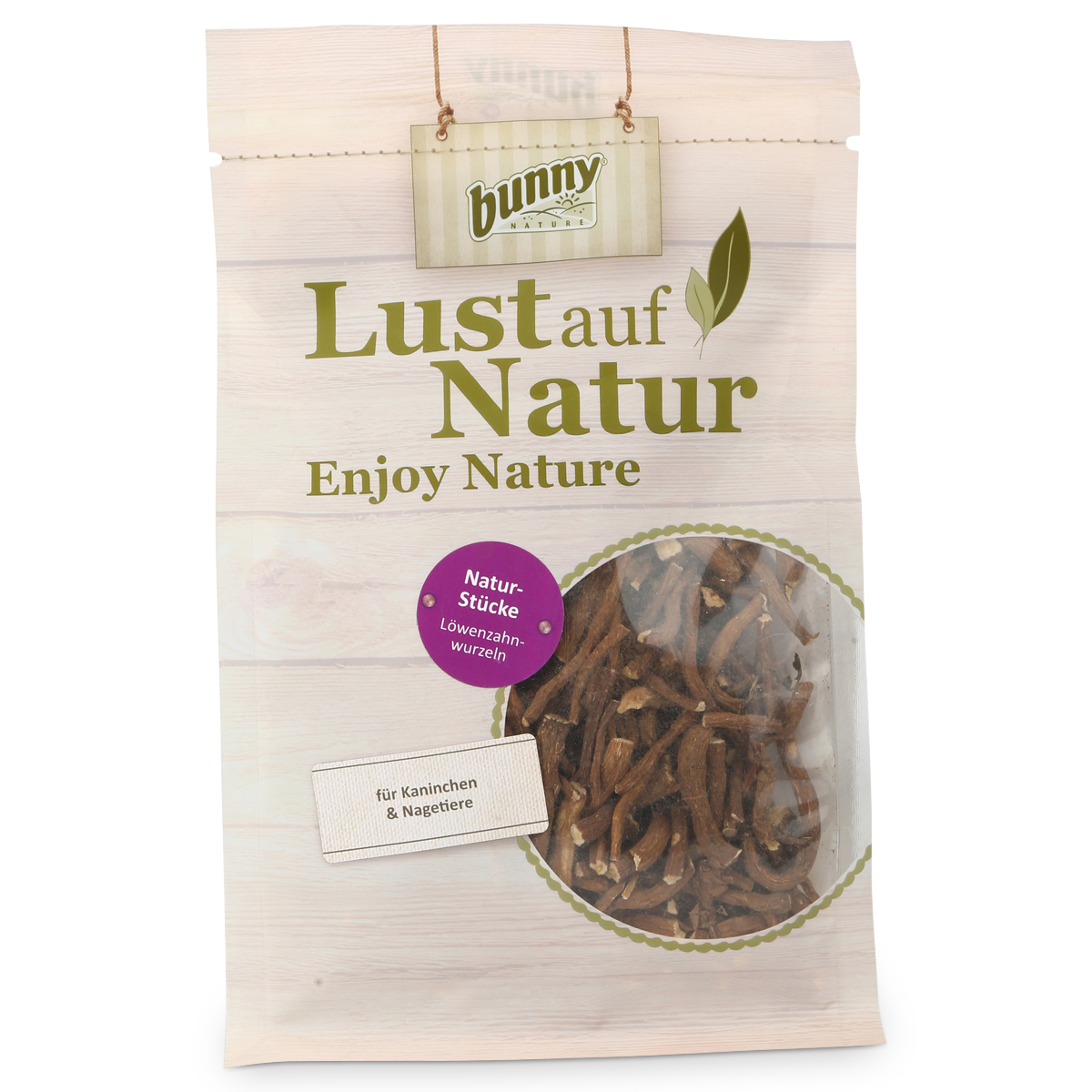 Levně Bunny Lust auf Natur PŘÍRODNÍ KOUSKY – kořeny pampelišky 2 × 150 g