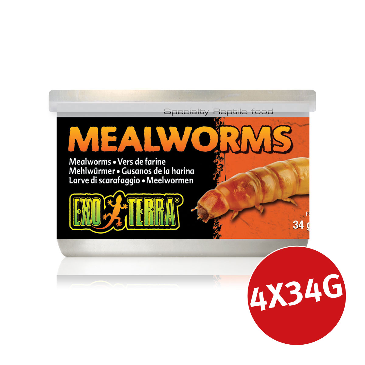 Levně Exo Terra mouční červi 4 × 34 g