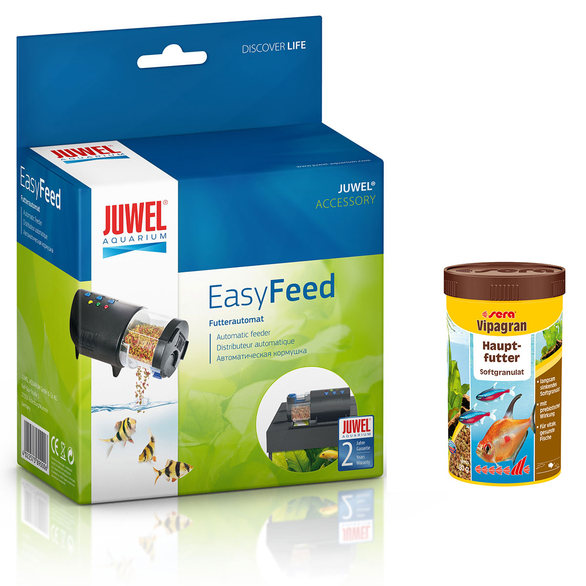 Juwel EasyFeed + Sera vipagran 250 ml