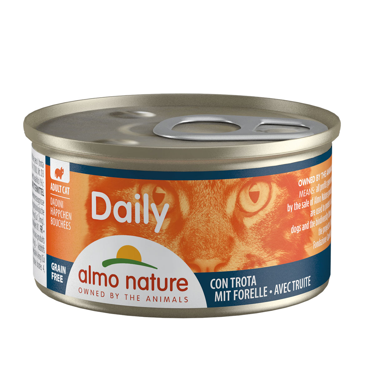 Almo Nature PFC Daily Menu Cat Häppchen mit Forelle 24x85g