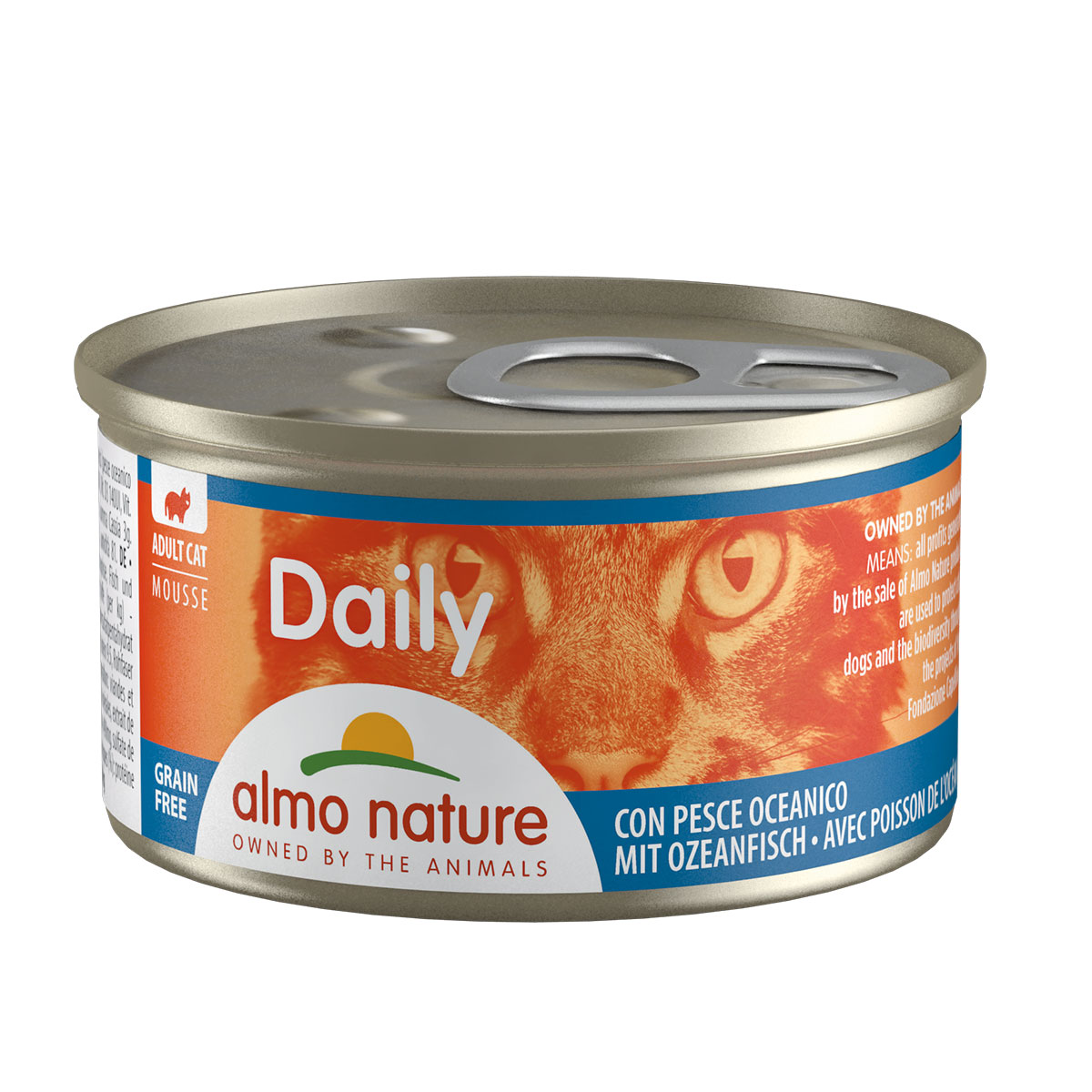 Almo Nature PFC Daily Menu Cat Mousse s mořskými rybami 24 × 85 g