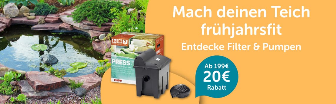Teichtechnik im Angebot