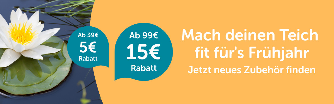 Fit für die Teichsaison