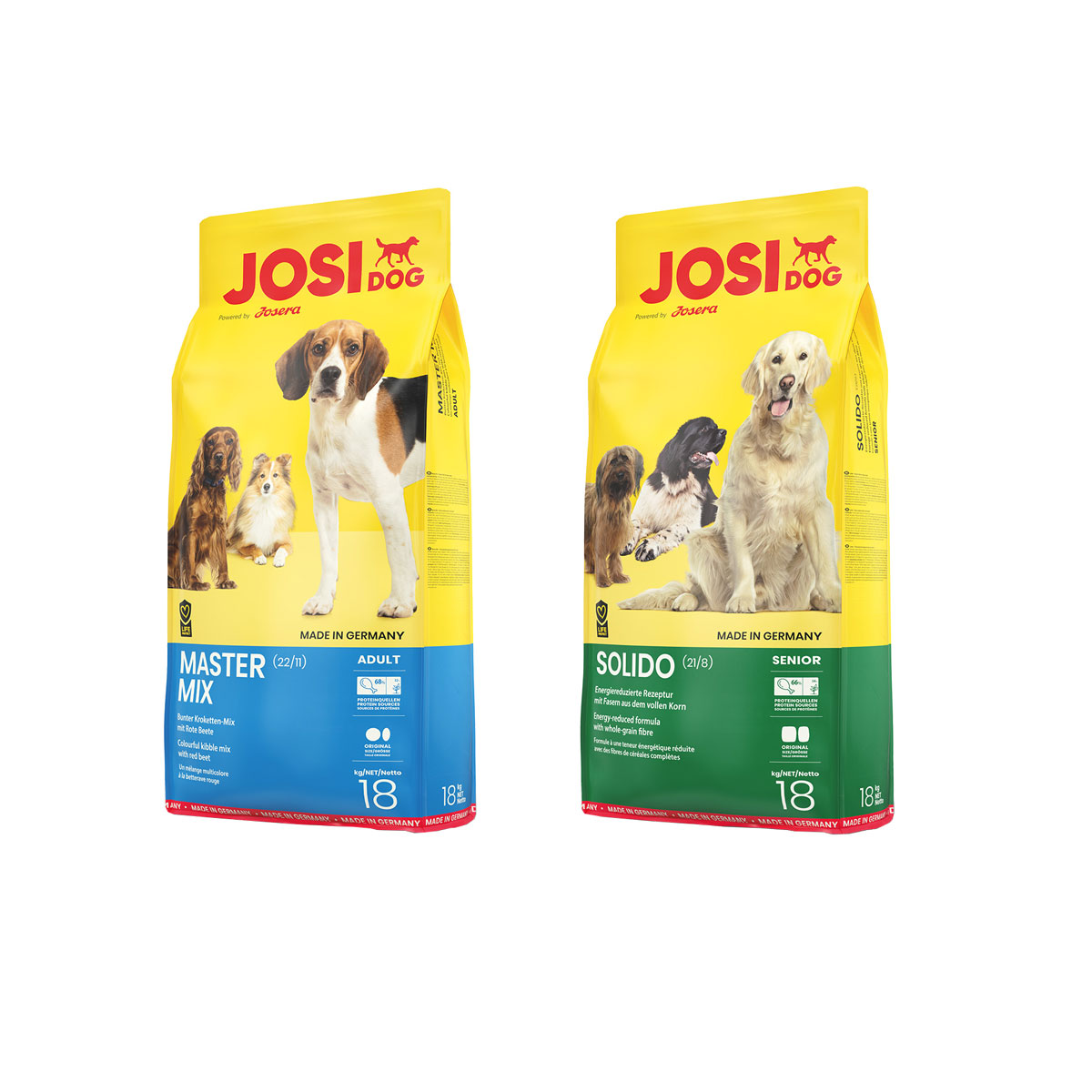 JosiDog variace chutí 2×900 g