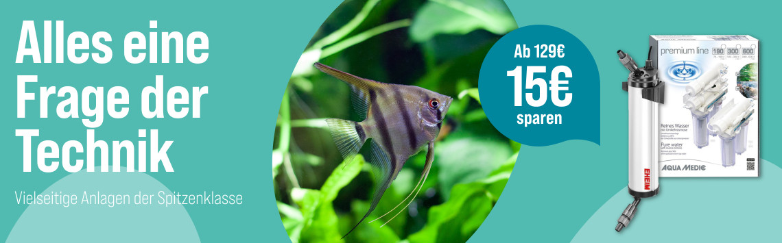 15€ auf Aquarientechnik