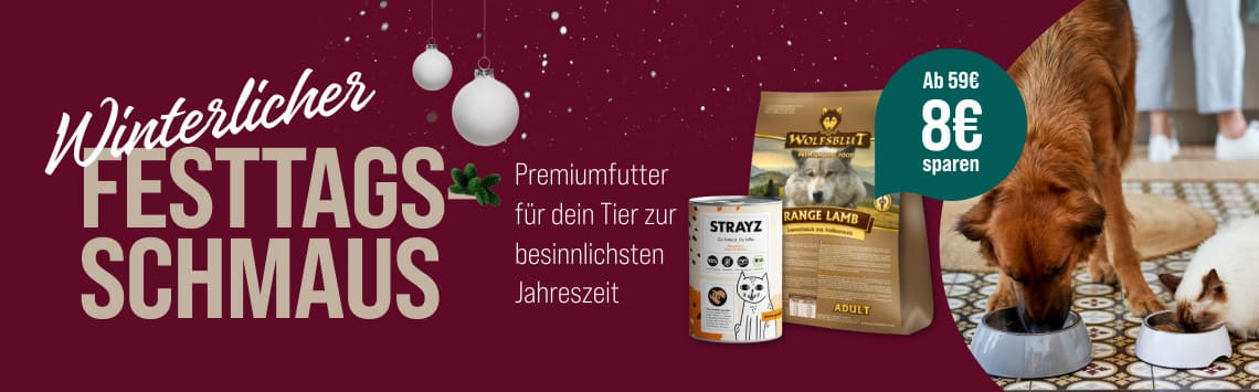 8€ auf Premiumfutter