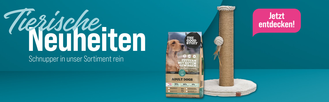 Entdecke tierische Neuheiten
