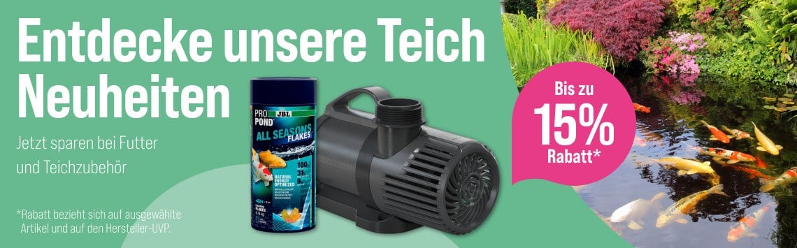 Entdecke Teich Neuheiten