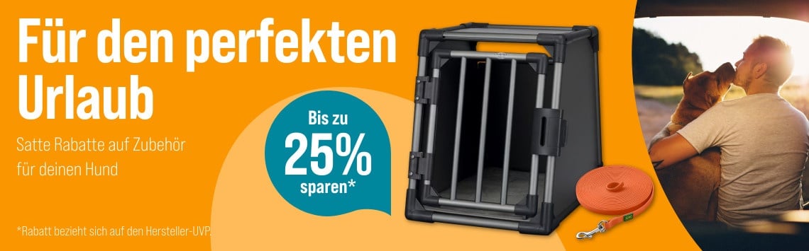 Alles für den Urlaub mit Hund