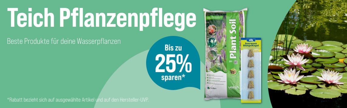 Bis zu 25% auf Pflanzenpflege
