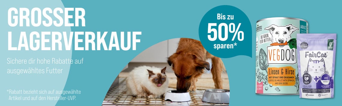 Spare 50% beim Lagerverkauf
