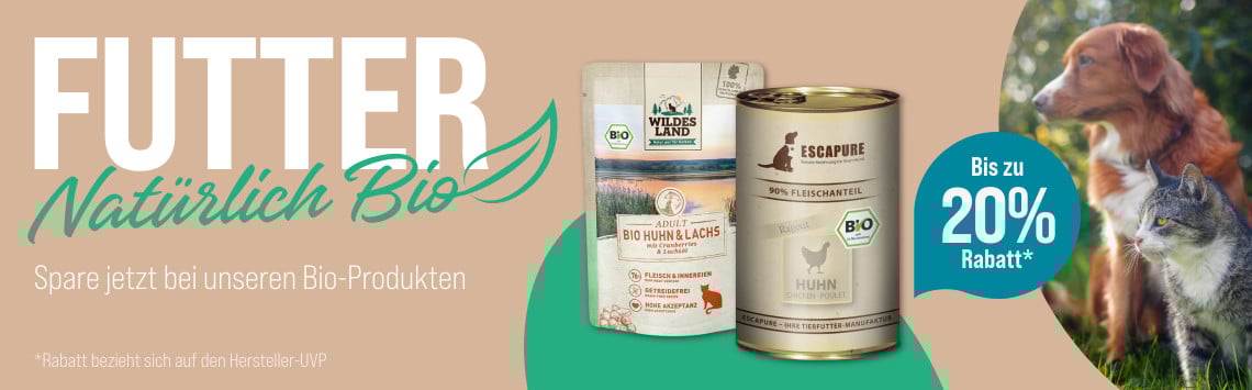 Spare 20% auf Bio-Produkte