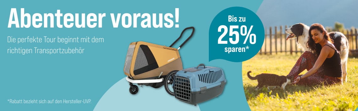 25% auf Transportzubehör