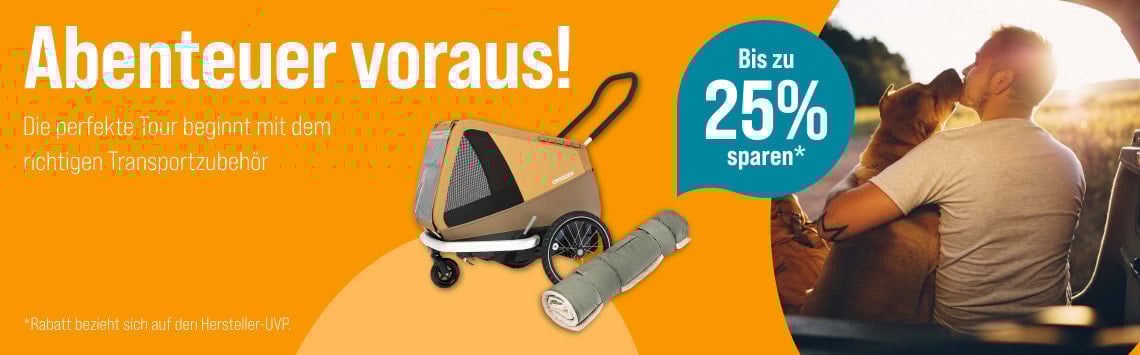25% auf Transportzubehör