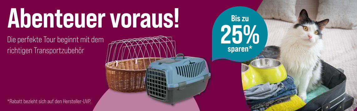 25% auf Transportzubehör