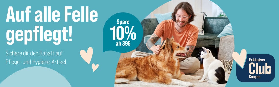 10% auf Pflege & Hygiene 