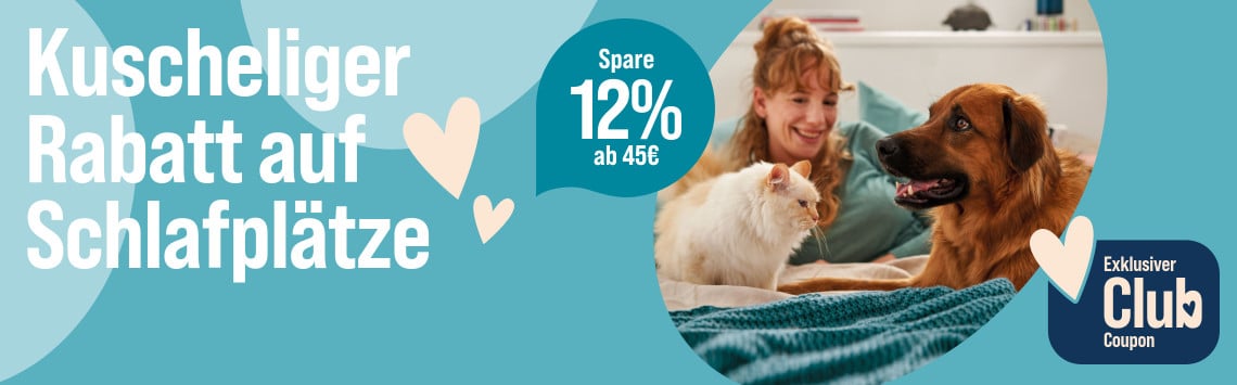 12% ab 45€ auf Schlafplätze