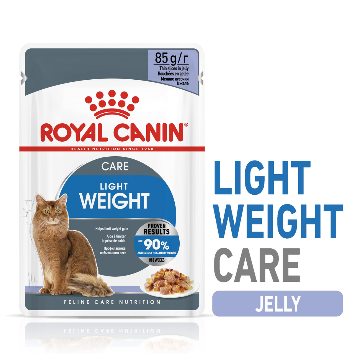 ROYAL CANIN ULTRA LIGHT in Gelee Nassfutter für zu Übergewicht neigenden Katzen 12x85g ROYAL CANIN ULTRA LIGHT in Gelee Nassfutter für zu Übergewicht neigenden Katzen 12x85g