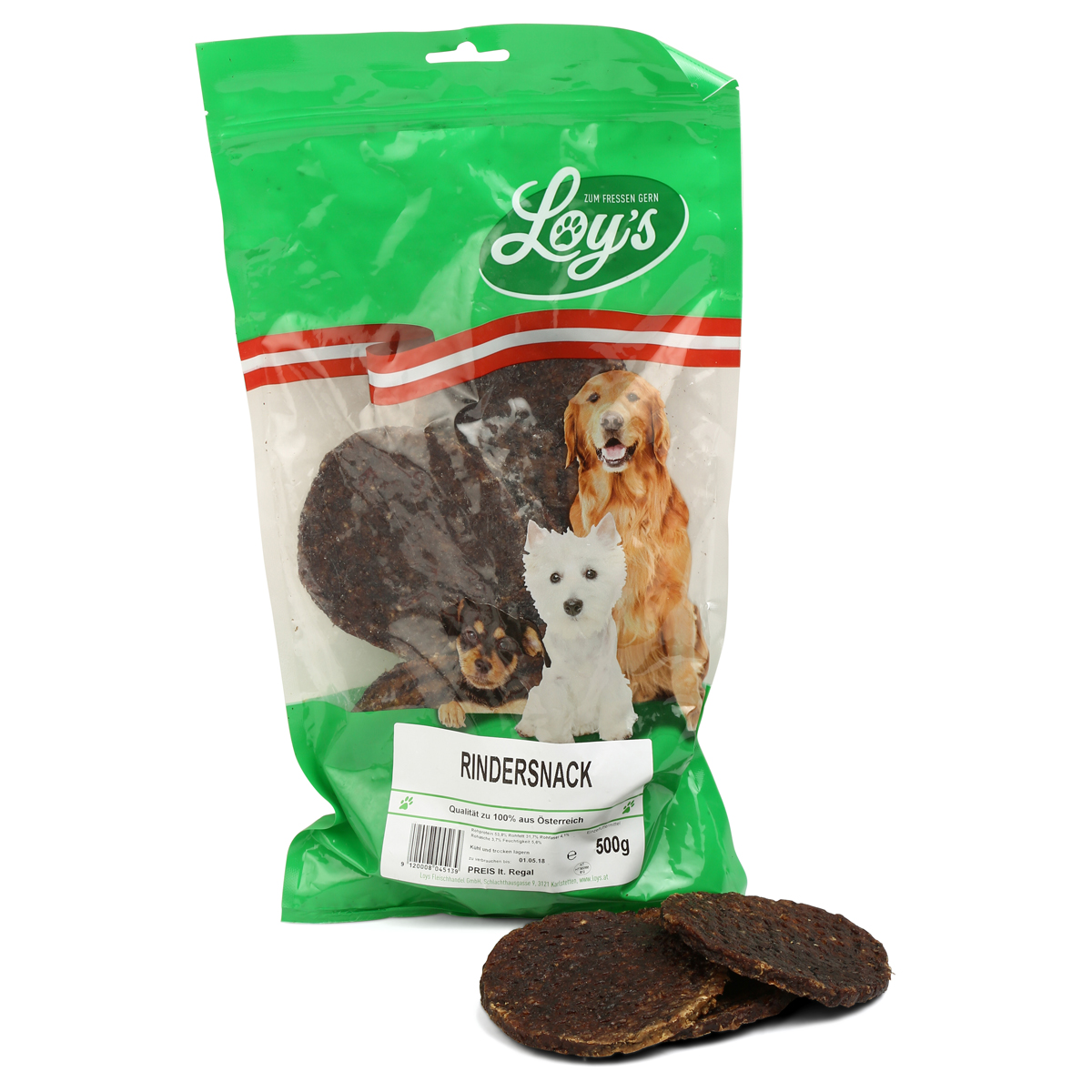 Loy's hovězí pamlsek 2 × 500 g