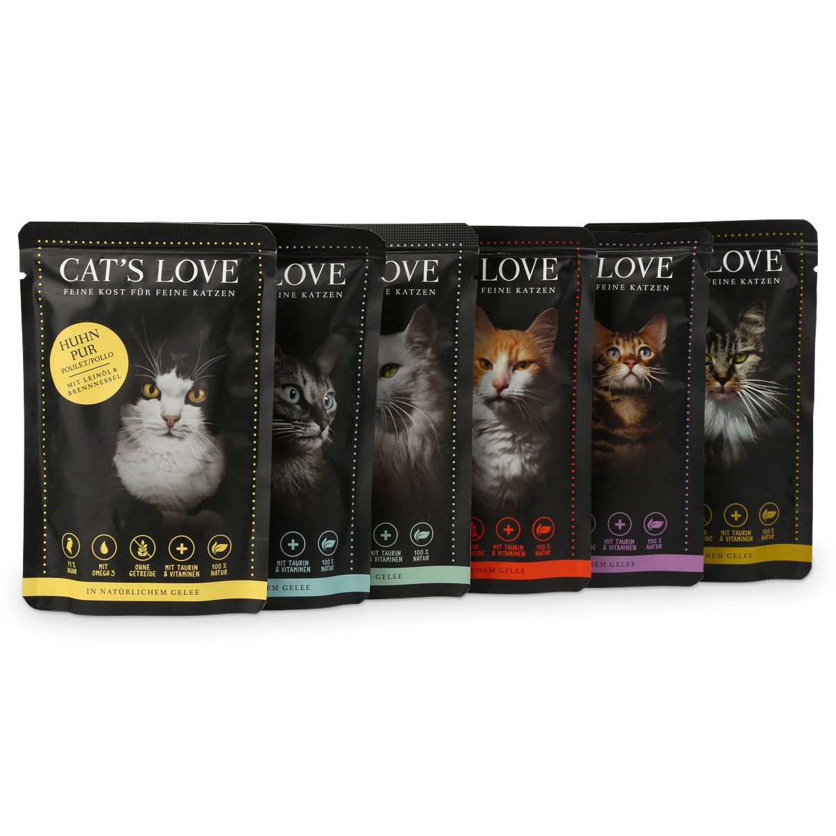 Levně Cat's Love, multipack 12 × 85 g