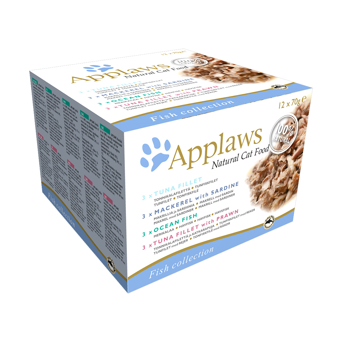 Applaws Cat Fisch Collection, 12 x 70 g