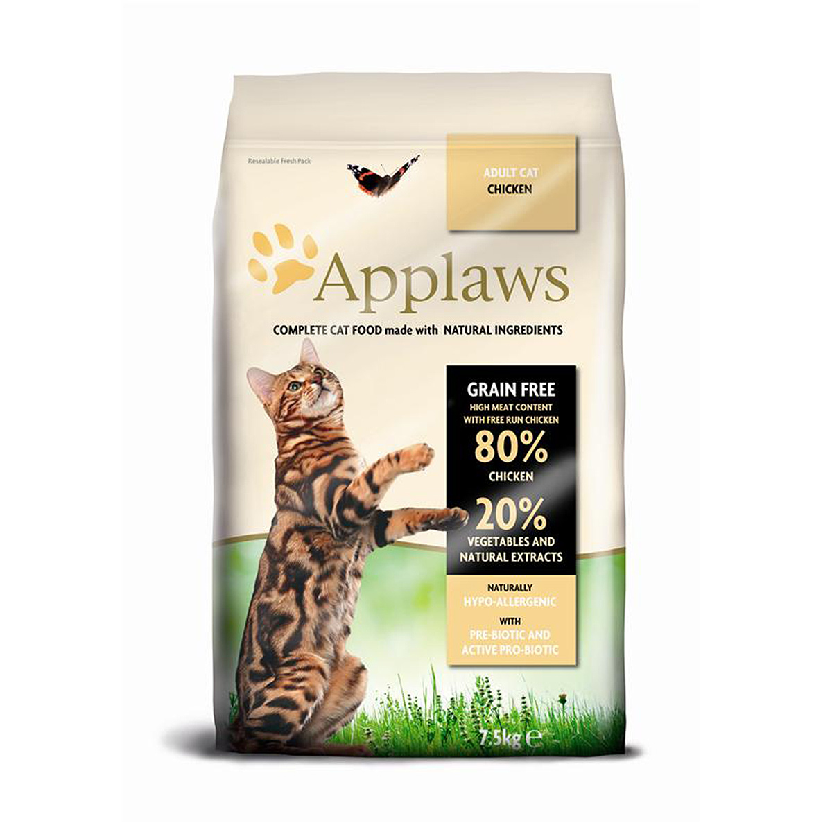 Applaws Cat Trockenfutter mit Hühnchen 2×7,5kg