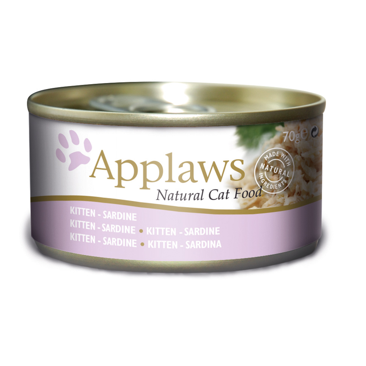 Applaws Cat Kitten se sardinkami 24 × 70 g