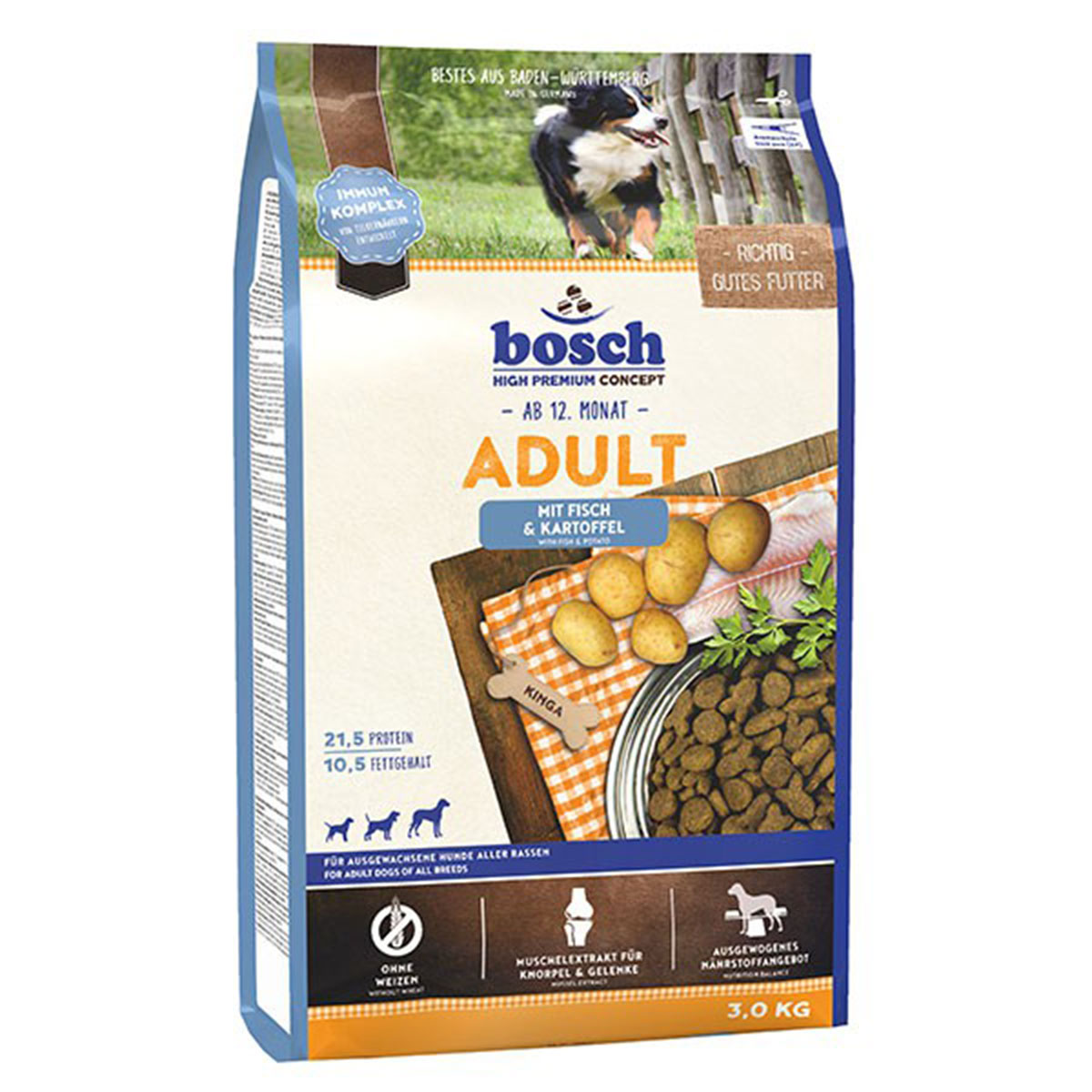 Bosch Adult ryba a brambory 2 × 15 kg